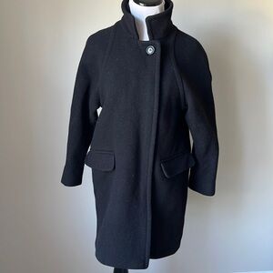 J. Crew Cocoon Coat in Italian Stadium Cloth by Nellie Gori
